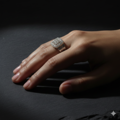 3 Sira Prenses Hasir Yuzuk Kupe Set 7