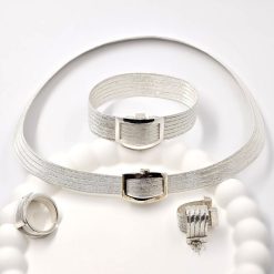 7 Sira Bilezik 5 Sira Gerdanlik ve Kupe Trabzon Hasir Set 13