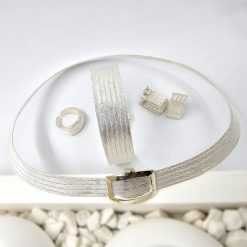 7 Sira Bilezik 5 Sira Gerdanlik ve Kupe Trabzon Hasir Set 6