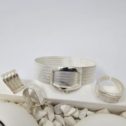 7 Sira Bilezik 5 Sira Gerdanlik ve Kupe Trabzon Hasir Set 7