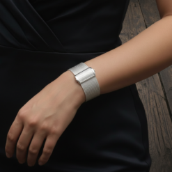 925 Ayar Gumus Trabzon Hasir Bilezik 4