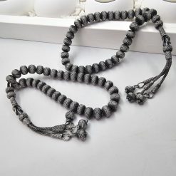 999 Ayar Gumus Kazaziye Tesbih 10mm Top 11