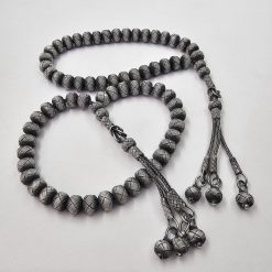 999 Ayar Gumus Kazaziye Tesbih 10mm Top 6