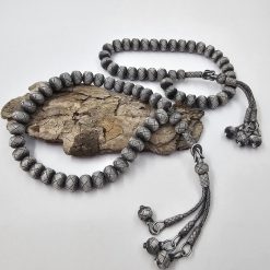 999 Ayar Gumus Kazaziye Tesbih 10mm Top 9