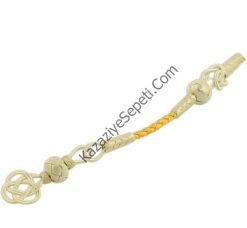 999 Sterling Silver Kazaz Tassel Single White Love Knot 4