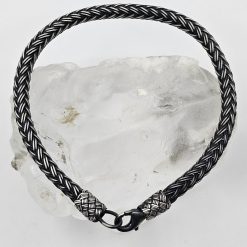 999K Silver MensWomens Celtic Knot Bracelet 6