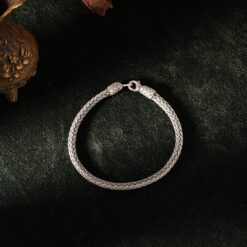 999K Silver MensWomens Celtic Knot Bracelet 11