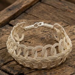 Balık Sırtı Gümüş Kazaziye Bileklik