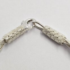 Dortlu Zincir Dorika 999K Gumus Bayan Bileklik 11