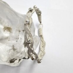 Dortlu Zincir Dorika 999K Gumus Bayan Bileklik 8