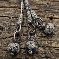 Eskitme Gri 25 Toplu Gumus Kazaziye Zaza Tesbih 11