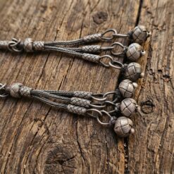 Eskitme Gri 25 Toplu Gumus Kazaziye Zaza Tesbih 14