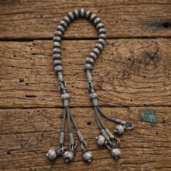 Eskitme Gri 25 Toplu Gumus Kazaziye Zaza Tesbih 16