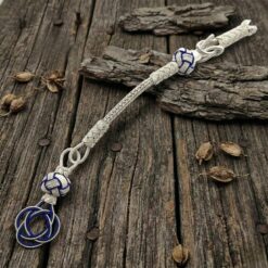 Gumus Kazaz Puskul Tekli Mavi Beyaz Renkli