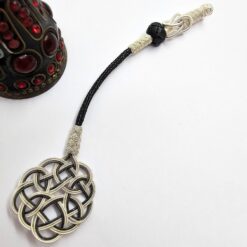 Gumus Kazaz Puskul Tekli Siyah Beyaz Askdugumu 16