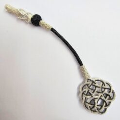 Gumus Kazaz Puskul Tekli Siyah Beyaz Askdugumu 18