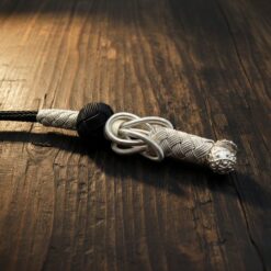 Gumus Kazaz Puskul Tekli Siyah Beyaz Askdugumu 5