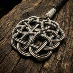 Gumus Kazaz Puskul Tekli Siyah Beyaz Askdugumu 6