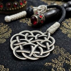 Gumus Kazaz Puskul Tekli Siyah Beyaz Askdugumu 8