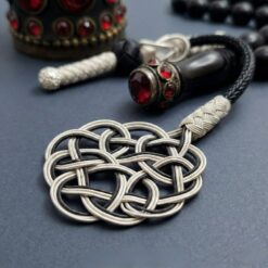 Gumus Kazaz Puskul Tekli Siyah Beyaz Askdugumu 9