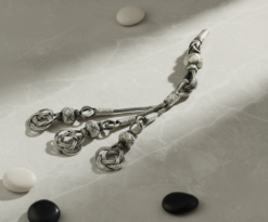 Gumus Kazaz Puskul Uclu Eskitme Gri Ask Dugumu 2