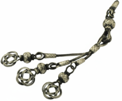 Gumus Kazaz Puskul Uclu Eskitme Gri Ask Dugumu 3