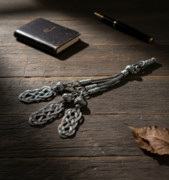 Gumus Kazaz Puskul Uclu Eskitme Gri Kamci Model 17