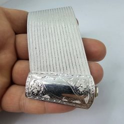 Hand Engraved Trabzon Silver Jewelry Set 13