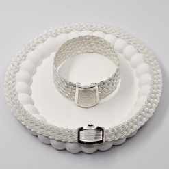 Handcrafted Silver Bracelet Necklace for Women 3