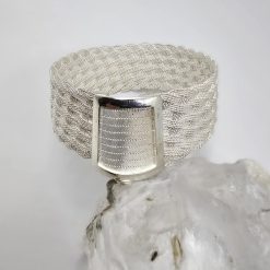 Handcrafted Silver Bracelet Necklace for Women 4