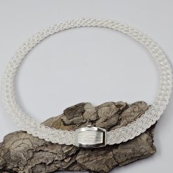 Handcrafted Silver Bracelet Necklace for Women 7