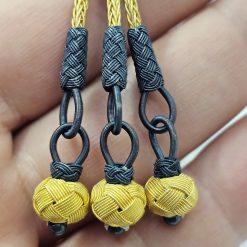 Handknitted Silver Tassel 999 Pure Silver For Making Prayer Beads 6