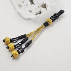 Handknitted Silver Tassel 999 Pure Silver For Making Prayer Beads 7