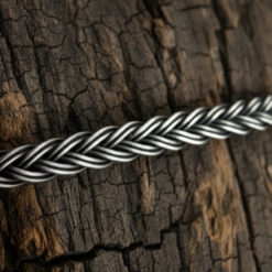 Isimli Kisisellestirilebilir Orgu Gumus Bileklik 999 Ayar 2