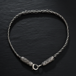 Isimli Kisisellestirilebilir Orgu Gumus Bileklik 999 Ayar 6