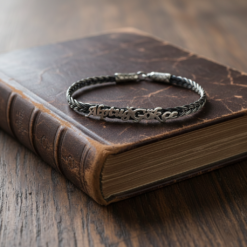 Isimli Kisisellestirilebilir Orgu Gumus Bileklik 999 Ayar 8