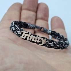 Mens Name Silver Bracelet 5
