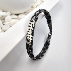 Mens Name Silver Bracelet 7