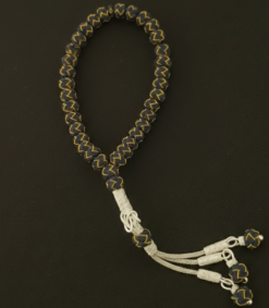 Sari Lacivert Gumus Kazaziye Tesbih 13