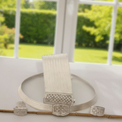 Trabzon Set Prenses Model 21 Sıra Bileklik 5 Sıra Gerdanlık Küpe Yüzük