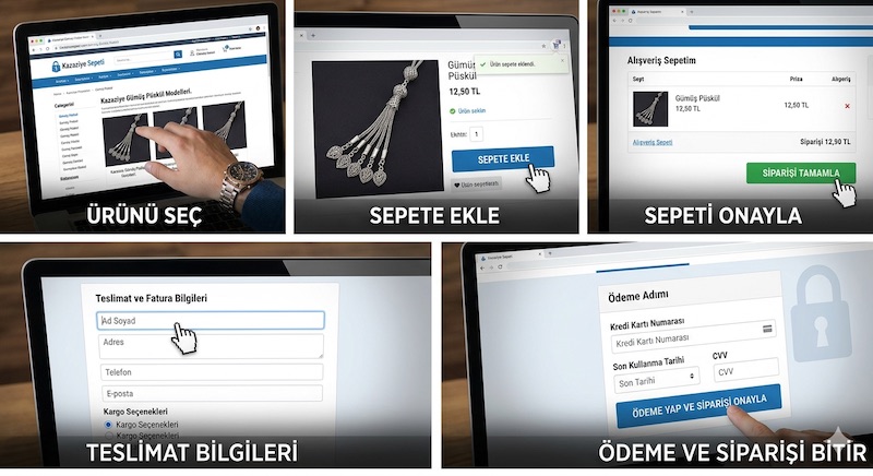 kazaz püskül siparişi